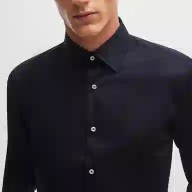 HUGO BOSS Regular-Fit Shirt In Easy-Iron Cotton Poplin