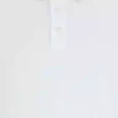 HUGO BOSS Cotton Piqué Polo Shirt Rubber-Print Logo White