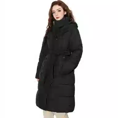 法文箱子 翻领加厚拉链棉服 女款