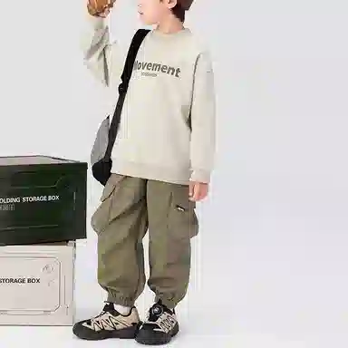 左西 套头加绒保暖休闲卫衣 儿童款