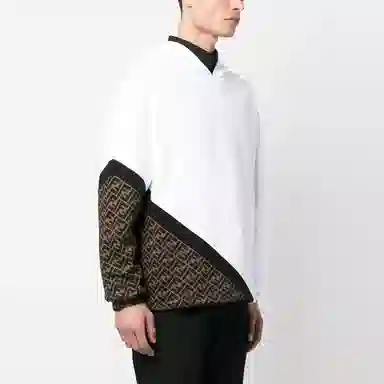 Fendi SS23 Logo Hoodie White