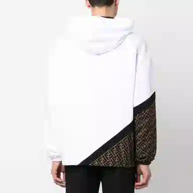 Fendi SS23 Logo Hoodie White