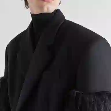 Prada FW22 Black Coat