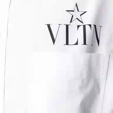 Valentino Logo Cotton Shirt White
