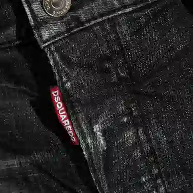 DSQUARED2 Slim Fit Distressed Jeans Black