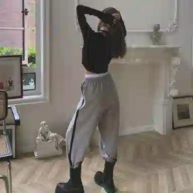 JUFU Long Sleeve T-Shirt Black