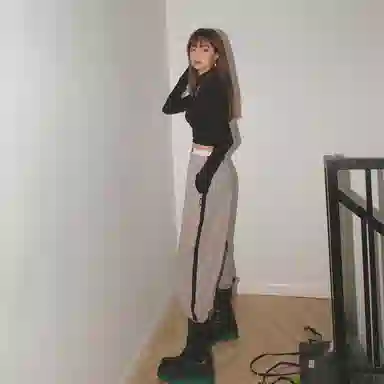 JUFU Long Sleeve T-Shirt Black