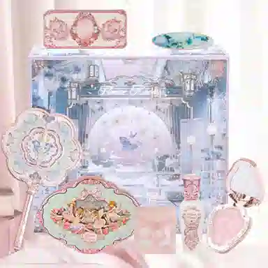 花知晓 弄月蝴蝶云肩礼盒彩妆套装 气色自然 七件套