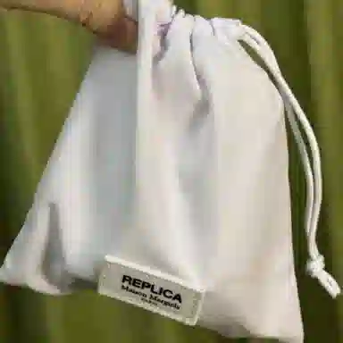 Maison Margiela Drawstring Bag White