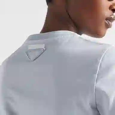 Prada SS24 Crew Neck T-Shirt Blue