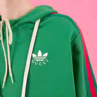 Gucci x adidas Originals SS22 Hoodie Green