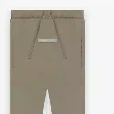 Fear of God Essentials SS21 Kids Sweatpant Taupe Logo