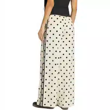 adidas originals SATIN POLKA DOTS WIDE LEG PANT