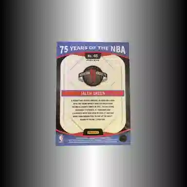 PANINI 2021-22 prizm 75 RC