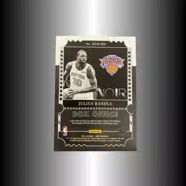 PANINI 2021-22 Noir 8099 box office