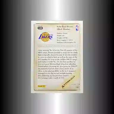 PANINI 2012-13Kobe Anthology130 2006-07824
