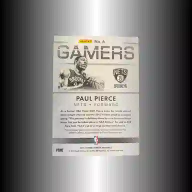 PANINI 2013-14 1125 patch gamers