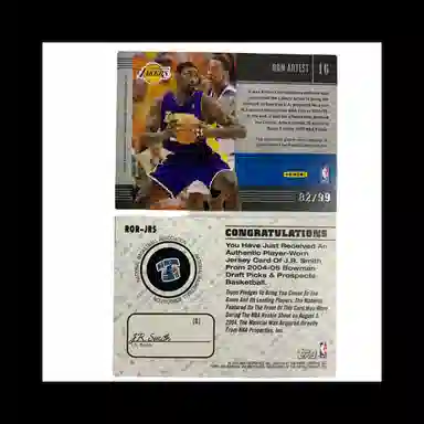 PANINI 20108299+2004 topps J.R 2