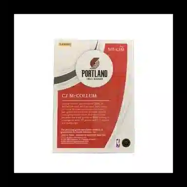 PANINI CJ 2020-21 Imm 2325 patch