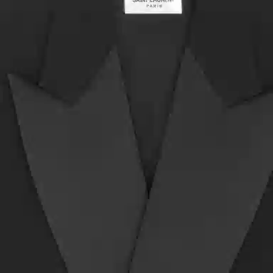 Saint Laurent FW22 Double-Breasted Blazer Black