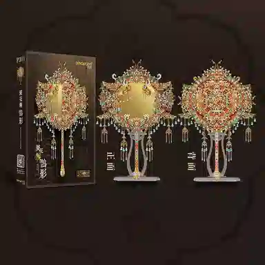 拼酷 菱花镜-鹊影国风 拼图 菱花镜鹊影
