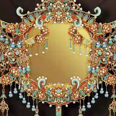 拼酷 菱花镜-鹊影国风 拼图 菱花镜鹊影