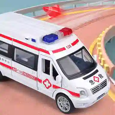 卡威 救护车 超大号 成品模型