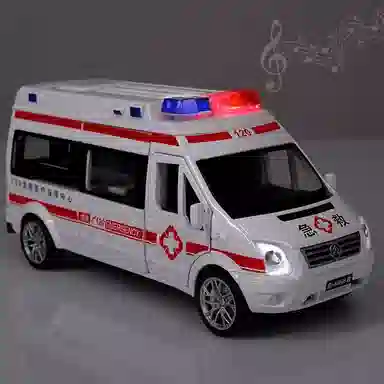 卡威 救护车 超大号 成品模型