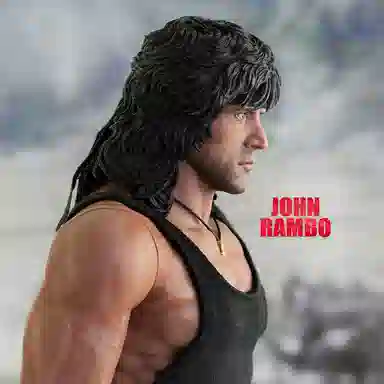 threezero 3 john rambo 16 30cm