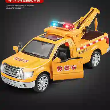 卡威 福特救援车 合金越野小汽车 成品模型