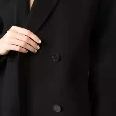 Emporio Armani FW21 Black Coat