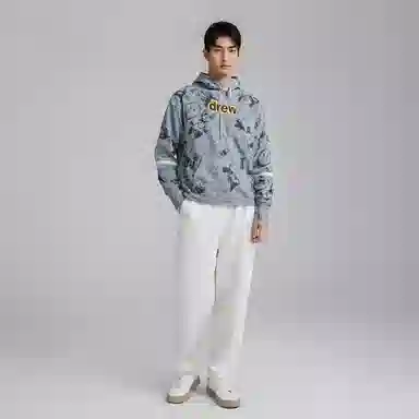 Drew House logo FW21 Idears Deconstructed Hoodie Idears Heather Grey