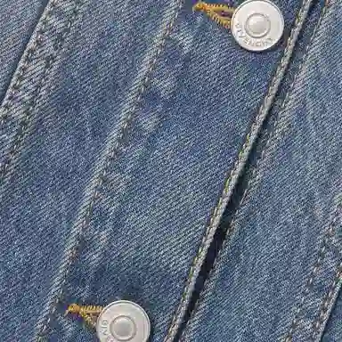 纪梵希 露背牛仔挂脖无袖连衣裙 女款