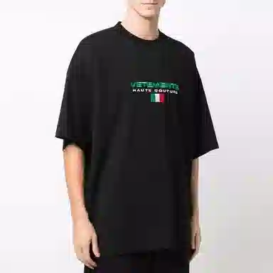 Vetements SS22 Black Tee