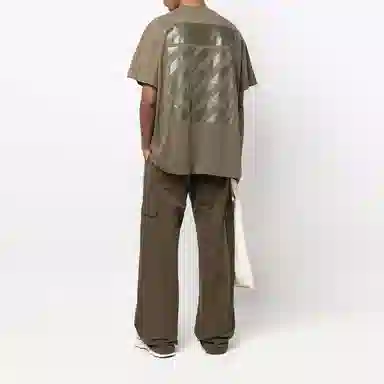 OFF-WHITE Diag Tab Olive