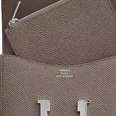 HERMES Constance Slim Epsom 8F Gris tain
