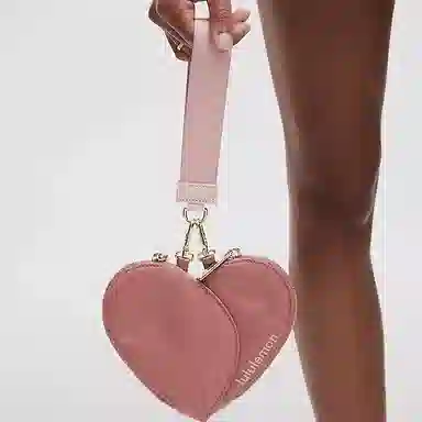 lululemon Heart Nylon Tote Pink