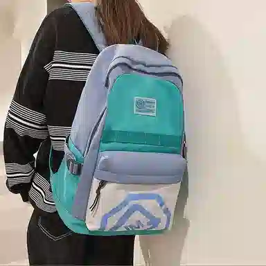 恒源祥 韩版小众设计感 尼龙 双肩包 男女同款情侣款 多色