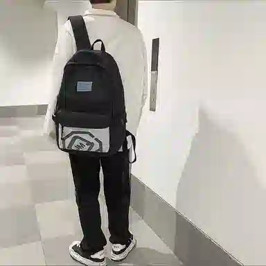 恒源祥 韩版小众设计感 尼龙 双肩包 男女同款情侣款 多色