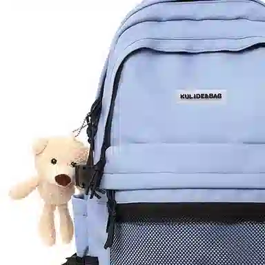 巴朗熊 潮酷纯色简约百搭 尼龙 双肩包 男女同款情侣款 多色