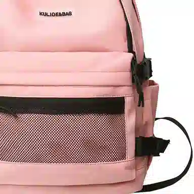 巴朗熊 潮酷纯色简约百搭 尼龙 双肩包 男女同款情侣款 多色