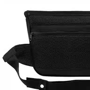 Lacoste Canvas Messenger Bag Black