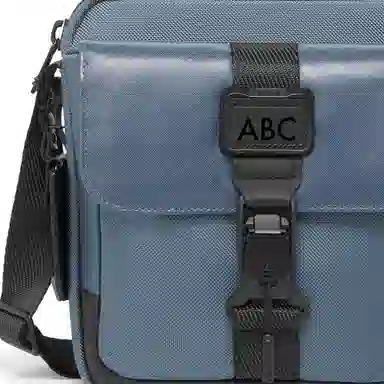 TUMI Junior Nylon Messenger Bag Blue