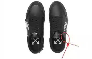 OFF-WHITE Vulcanized Low Black