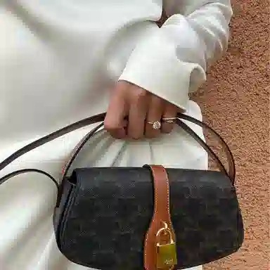 CELINE Triomphe Canvas Mini Bag