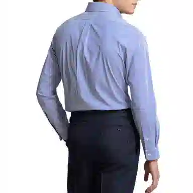 Polo Ralph Lauren FW24 Striped Collar Shirt Blue