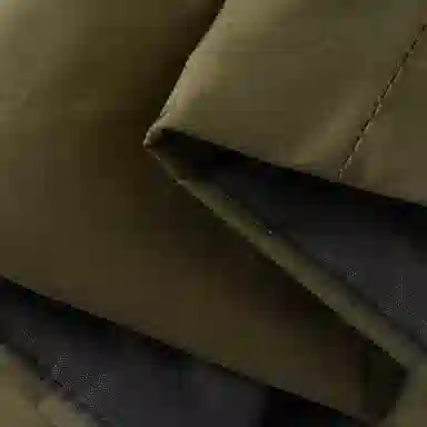 KARL LAGERFELD Hooded Zip Jacket Military Green