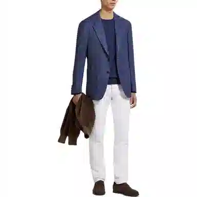 Zegna Silk Cashmere Linen Jacket