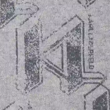 KARL LAGERFELD Letter Print Crewneck Sweater