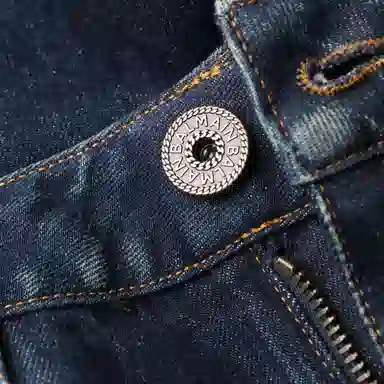 Balmain SS23 Flare Jeans Blue